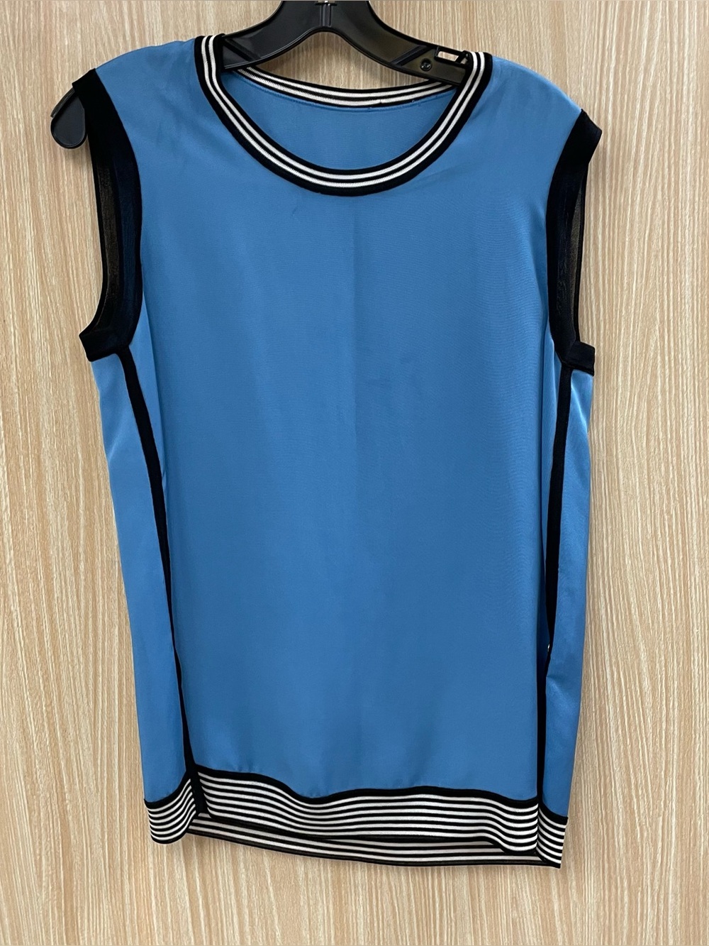 Rag & Bone blue color block top size small